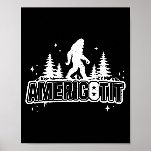 Amerigotit おもしろ ミーム T 2025 ポスター (正面)