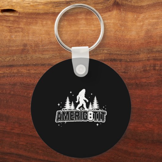 Amerigotit Funny Meme T 2025  キーホルダー (正面)