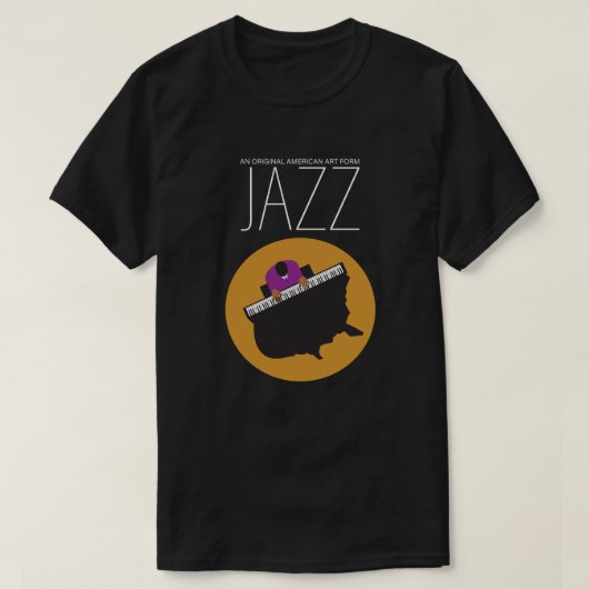 AmeriJazz Bella+キャンバスジャージースショートスリーブTシャツ Tシャツ (デザイン正面)