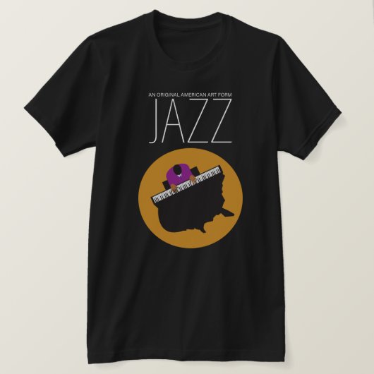 AmeriJazz Bella+キャンバスジャージースショートスリーブTシャツ Tシャツ (デザイン正面)