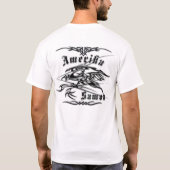 Amerikaサモアの種族の旗のTシャツ Tシャツ (裏面)