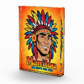 Amerika-Indianer-Leuchtfeuer Farben. フォトブロック (右)