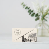 Amerikanisch, 8,9 cm x 5,1 cm 名刺 (スタンド正面)