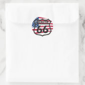 Amerikas Route 66 ラウンドシール (バッグ)