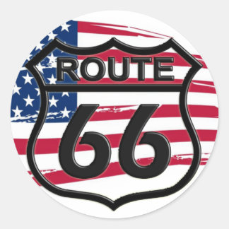 Amerikas Route 66 ラウンドシール