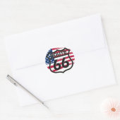 Amerikas Route 66 ラウンドシール (封筒)