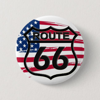 Amerikas Route 66 缶バッジ