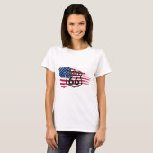Amerikas Route 66 Tシャツ (正面フル)