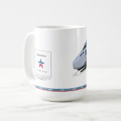 AmeriStarRail Libertyliner 250 マグカップ (正面左)