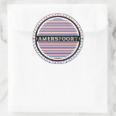 Amersfoort City Pride Emblem – Dutch Identity ラウンドシール (バッグ)