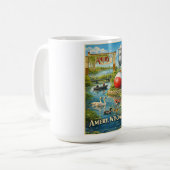 Amery, Wisconsin City of Lakes Coffee Mug コーヒーマグカップ (正面左)