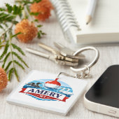 Amery Wisconsin Lake Life Souvenir - Keychain キーホルダー (正面右)
