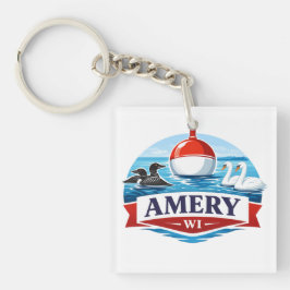 Amery Wisconsin Lake Life Souvenir - Keychain キーホルダー