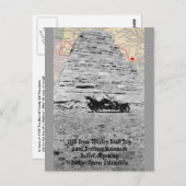 Ames Bros Monumentマップ1908ロードトリップ ポストカード (正面/裏面)