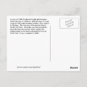 Ames Bros Monumentマップ1908ロードトリップ ポストカード (裏面)