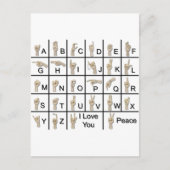 AmeslanAlphabet120710 ポストカード (正面)