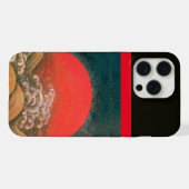 AMETERASU ,天照大神 赤 茶 黒 iPhoneケース (裏面横)