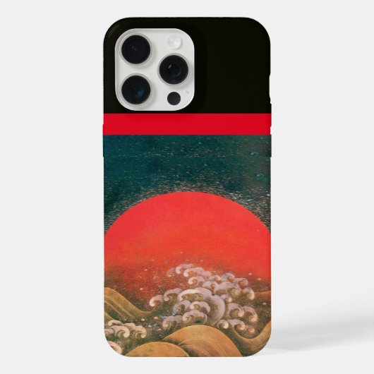 AMETERASU ,天照大神 赤 茶 黒 iPhoneケース (裏面)