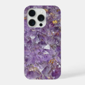 amethyst crystals phone case iPhoneケース (裏面)