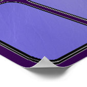 Amethyst Glass ポスター (角)