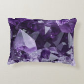 Amethyst Healing Crystal Cluster アクセントクッション (裏面)