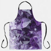 Amethyst Healing Crystal Cluster エプロン (正面)