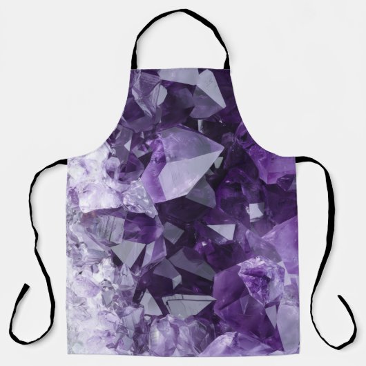 Amethyst Healing Crystal Cluster エプロン (正面)