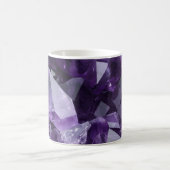 Amethyst Healing Crystal Cluster コーヒーマグカップ (中央)