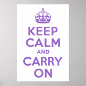Amethyst Keep Calm and Carry On ポスター (正面)