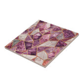 Amethyst Mosaic – Cracked Glass - Purple タイル (側面)