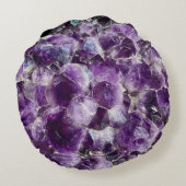 Amethyst Purple Crystal ラウンドクッション (裏面)