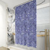 Amethyst Quartz Crystal Pattern シャワーカーテン