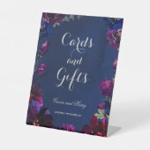 Amethyst Sapphire Navy Jewel Tone Cards & Gifts 台座サイン (正面)