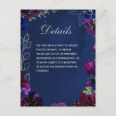 Amethyst Sapphire Navy Jewel Tone Detail 2   エンクロージャーカード (正面)