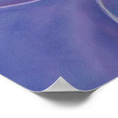 Amethyst Succulent Print | Purple Botanical Art ポスター (角)