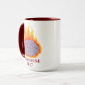 AMFの燃えるような頭脳のマグ マグカップ (正面左)