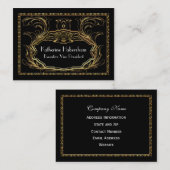 AmFlairのエレガントなプロフェッショナル 名刺 (正面/裏面)