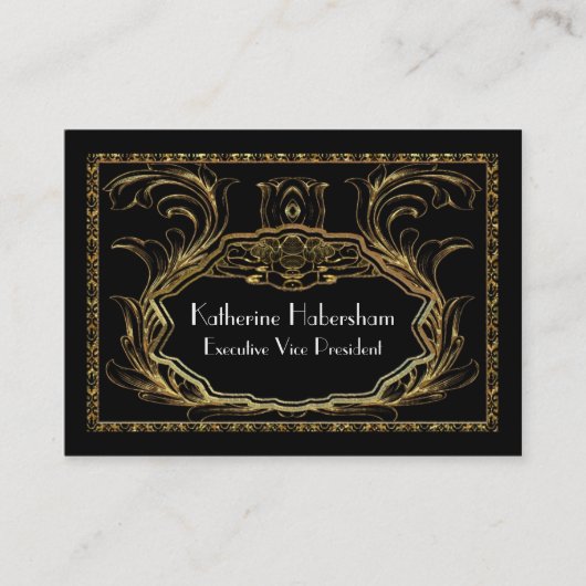 AmFlairのエレガントなプロフェッショナル 名刺 (正面)