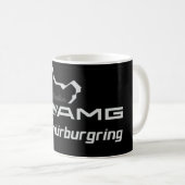 AMG - NÜRBURGRINGの地図-マグ コーヒーマグカップ (正面右)