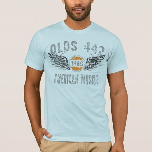 amgrfx - 1966年のOlds 442のTシャツ Tシャツ (正面)