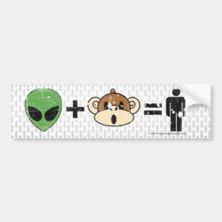 AMHの白 バンパーステッカー