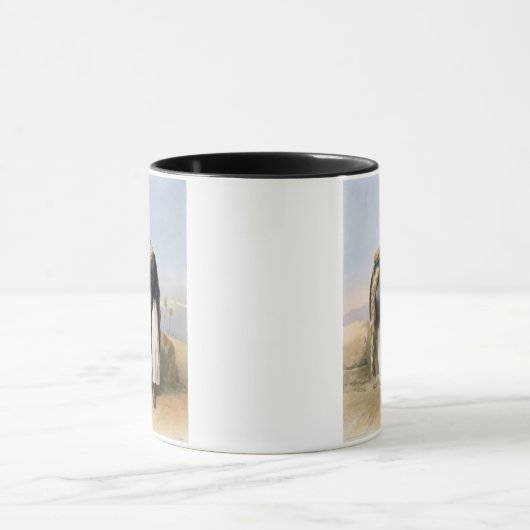 Amhara、エチオピアのイラストレーションからの戦士からの「 マグカップ (中央)