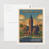 Amherst Massachusetts – Jones Library カラフルAI ポストカード (正面/裏面)