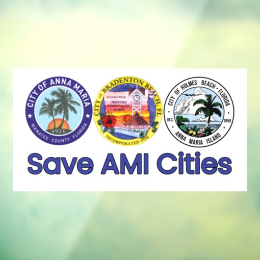 AMI救 Citiesロゴウィンドウの貼り付け ウィンドウサイン (シート3)