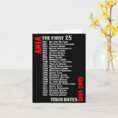 AMIA 25周年：グリーティングカード カード (黄色い花)