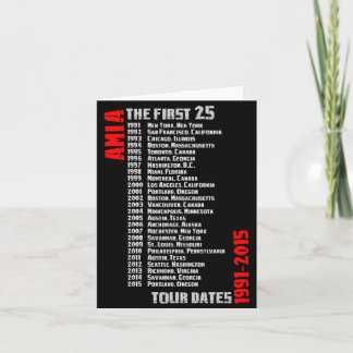 AMIA 25周年：グリーティングカード カード