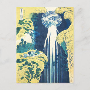 Amida Falls (Katsushika Hokusai 19th century) ポストカード