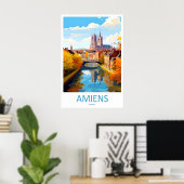 Amiens Ski Travel National Park Poster Vintage ポスター (ホームオフィス)