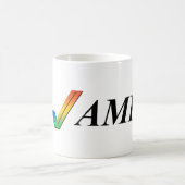 Amigaのマグを頼んで下さい コーヒーマグカップ (中央)