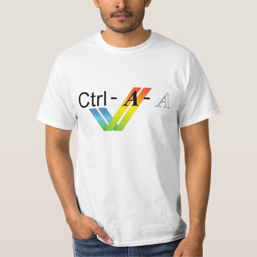 AmigaのユーザーのためのCtrl AltDel Tシャツ (正面)